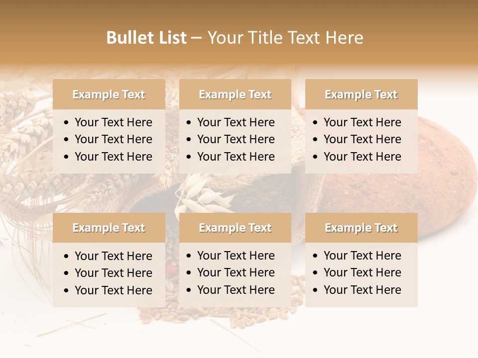 Food Wheat Crop PowerPoint Template