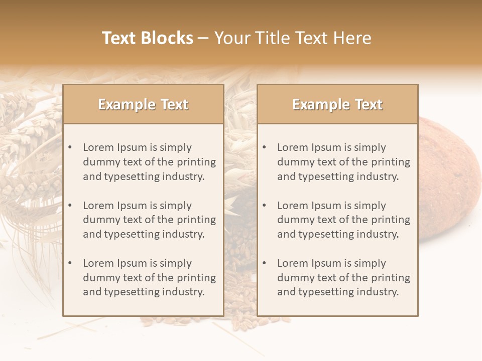 Food Wheat Crop PowerPoint Template