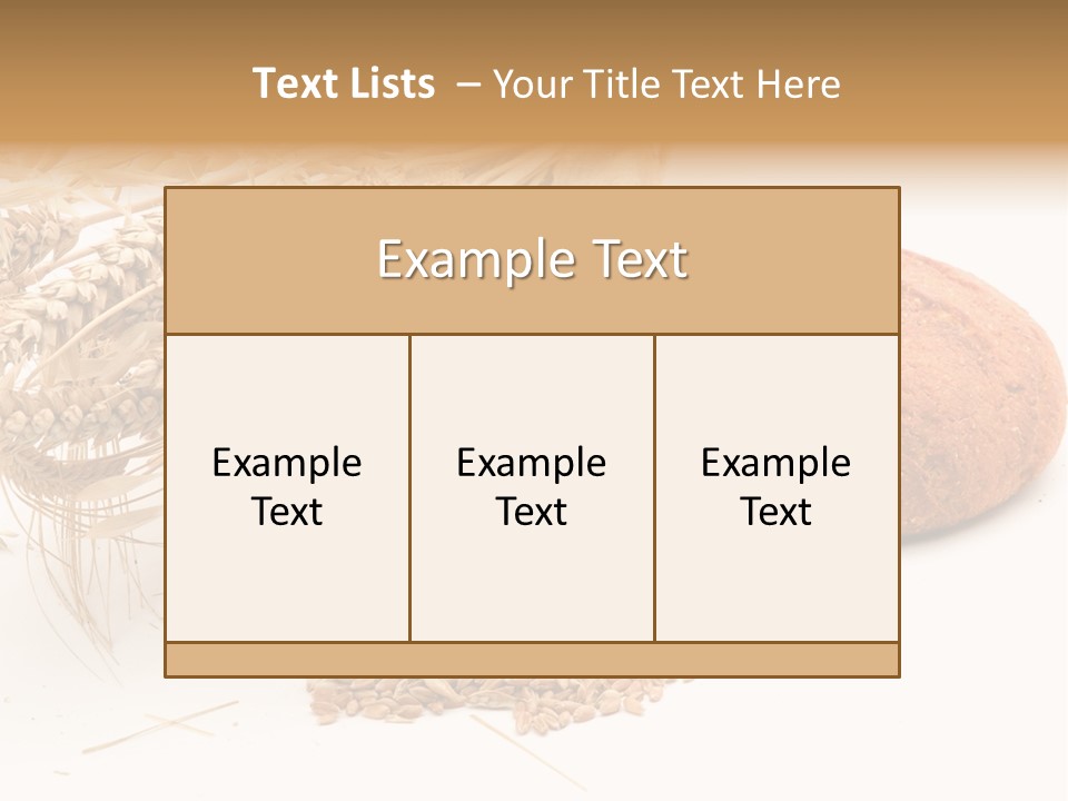 Food Wheat Crop PowerPoint Template