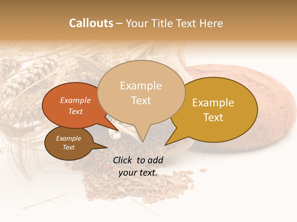 Food Wheat Crop PowerPoint Template