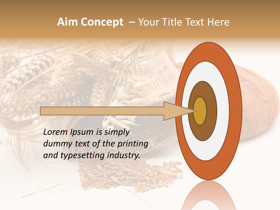 Food Wheat Crop PowerPoint Template