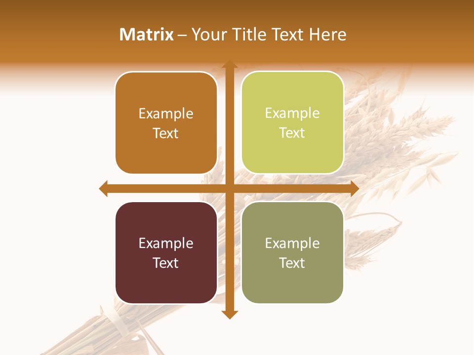 Crop Bread Harvest PowerPoint Template