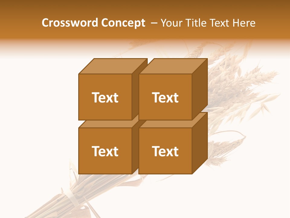 Crop Bread Harvest PowerPoint Template