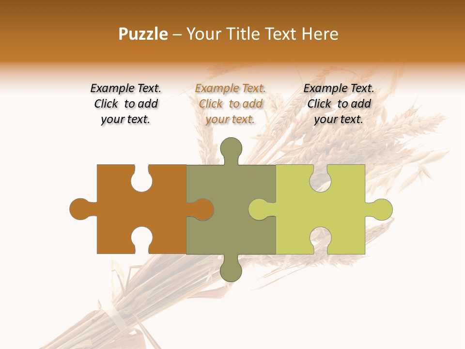 Crop Bread Harvest PowerPoint Template