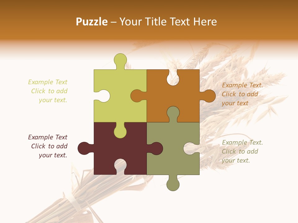 Crop Bread Harvest PowerPoint Template