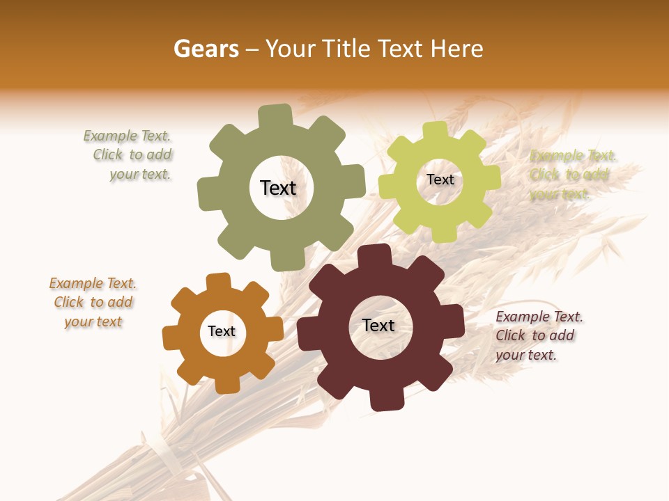 Crop Bread Harvest PowerPoint Template