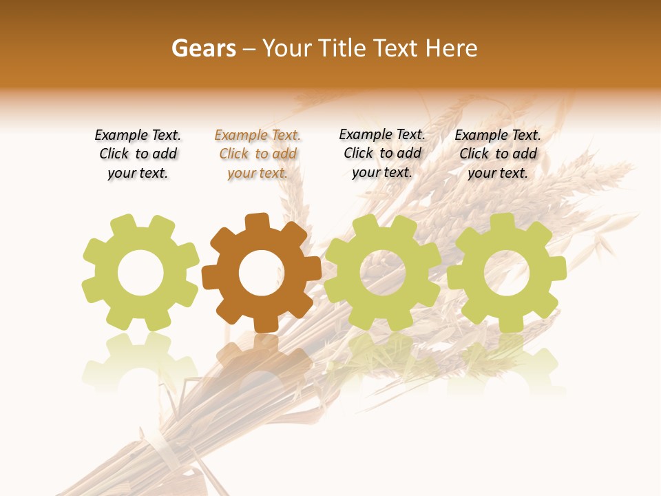 Crop Bread Harvest PowerPoint Template