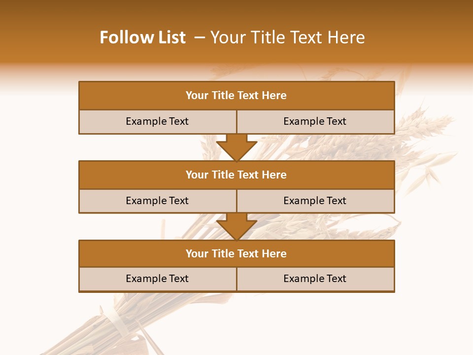 Crop Bread Harvest PowerPoint Template
