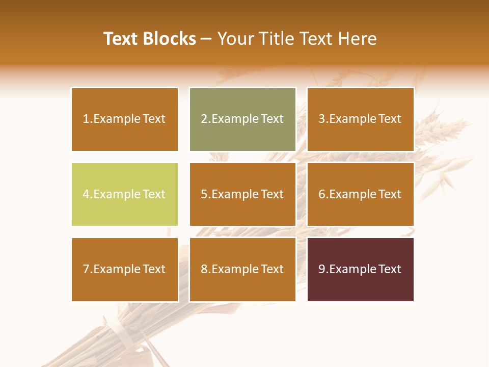 Crop Bread Harvest PowerPoint Template