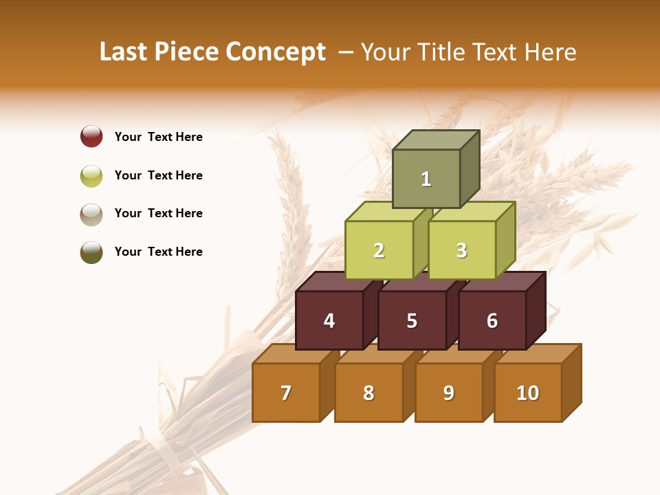 Crop Bread Harvest PowerPoint Template