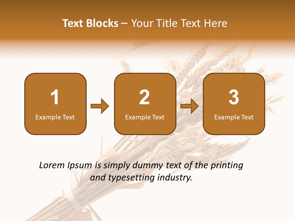 Crop Bread Harvest PowerPoint Template