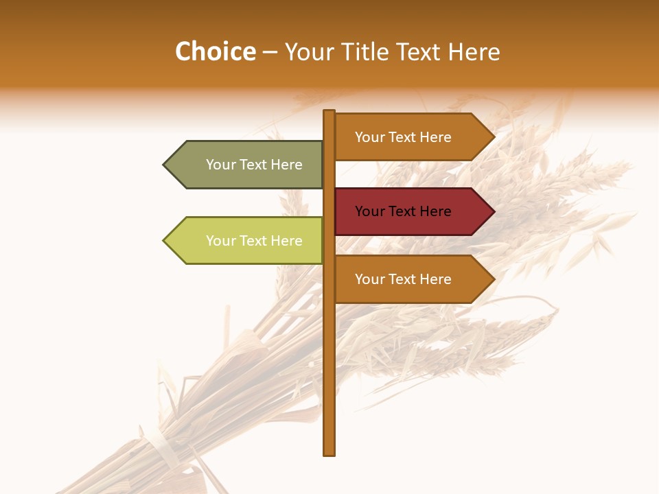 Crop Bread Harvest PowerPoint Template