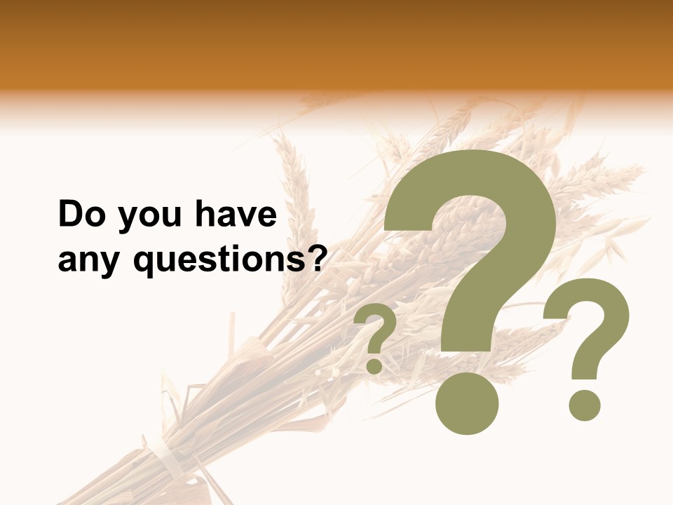 Crop Bread Harvest PowerPoint Template