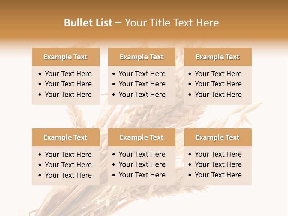 Bakery Cereal Bread PowerPoint Template