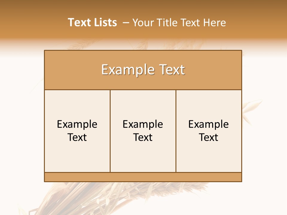 Bakery Cereal Bread PowerPoint Template