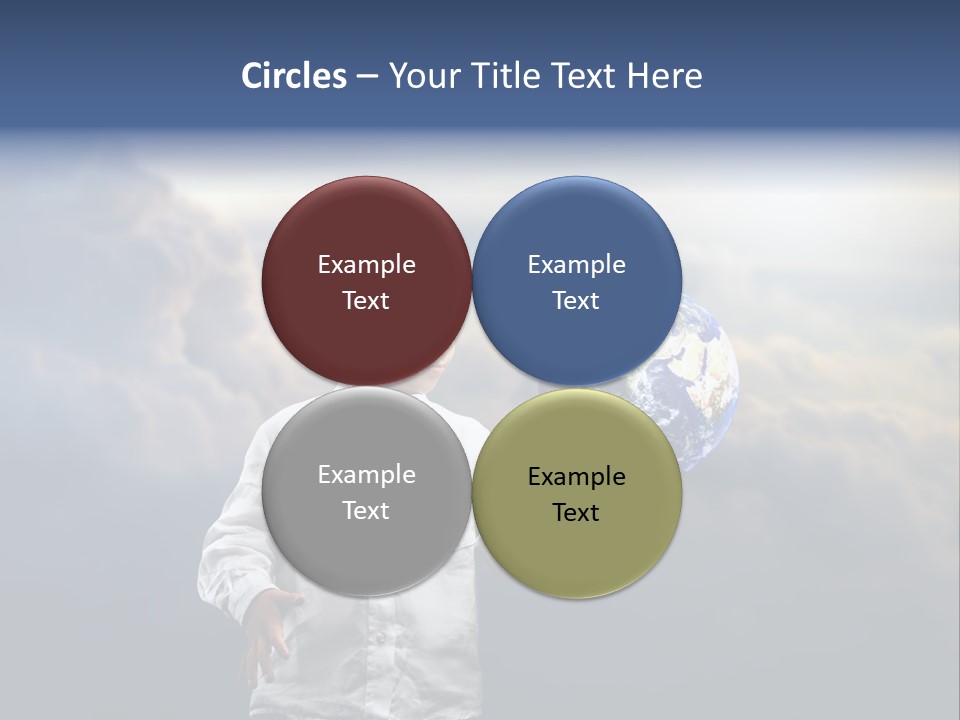 Space Learn Sun PowerPoint Template