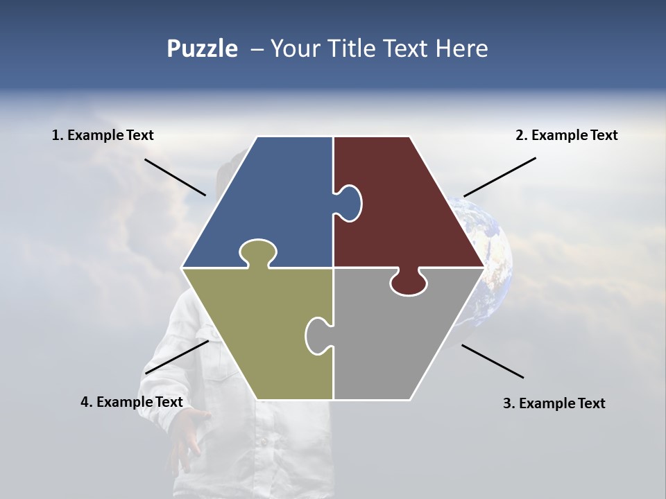 Space Learn Sun PowerPoint Template