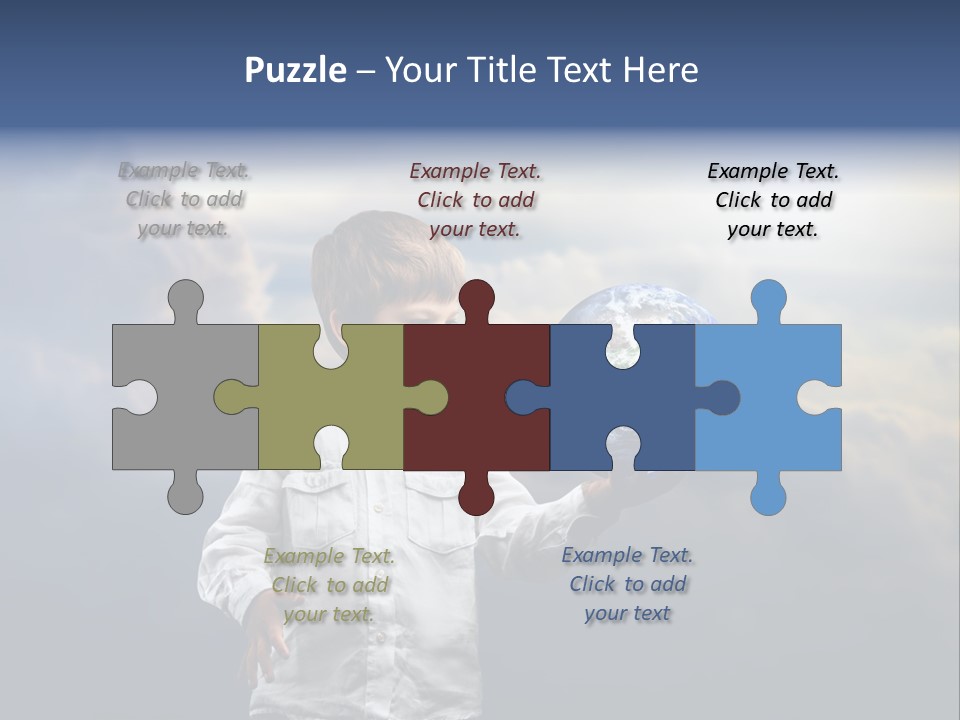 Space Learn Sun PowerPoint Template