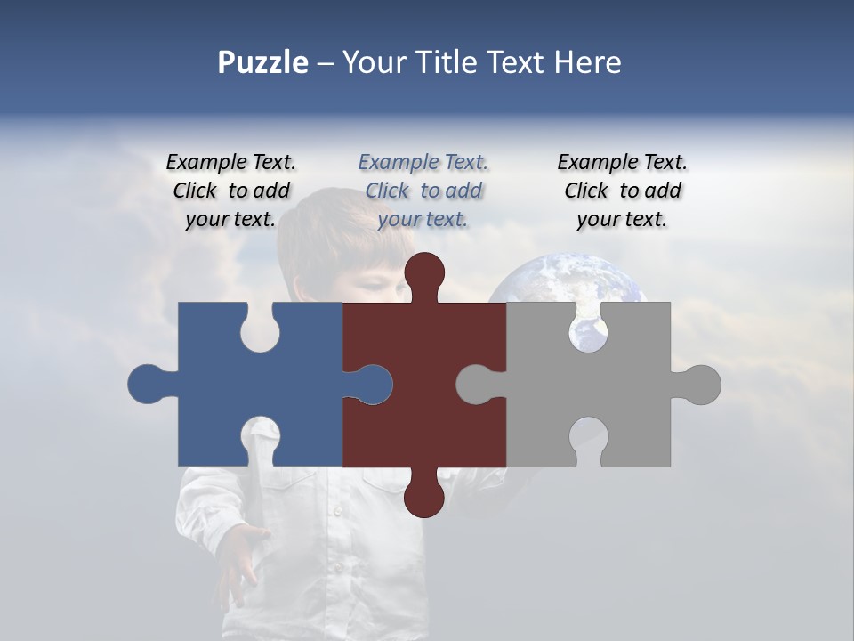 Space Learn Sun PowerPoint Template