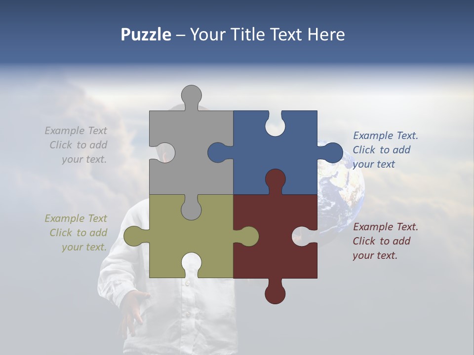 Space Learn Sun PowerPoint Template