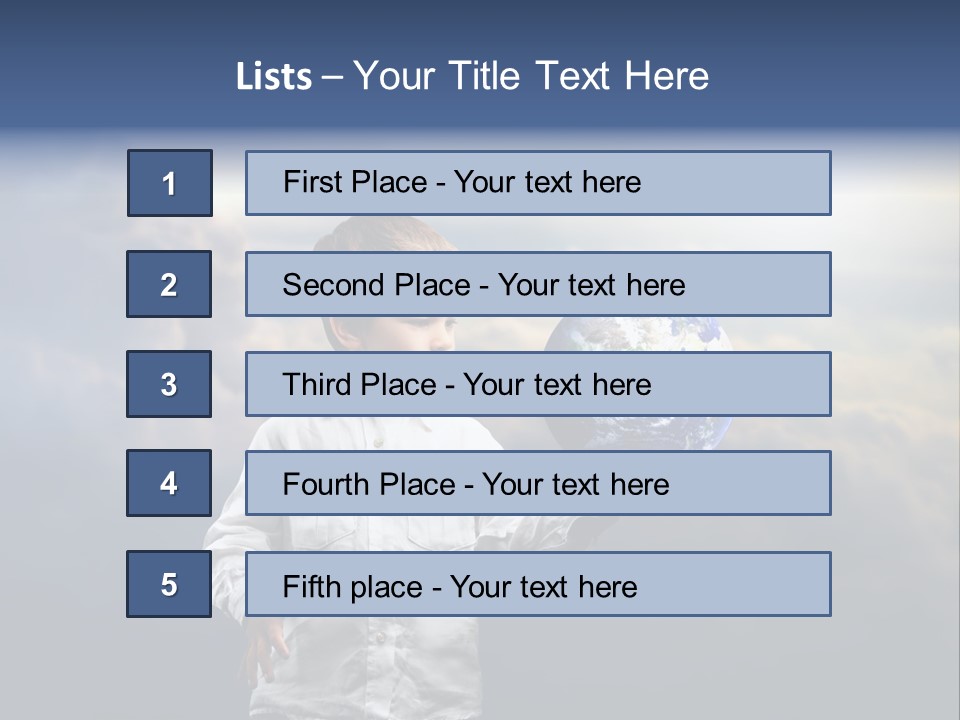 Space Learn Sun PowerPoint Template