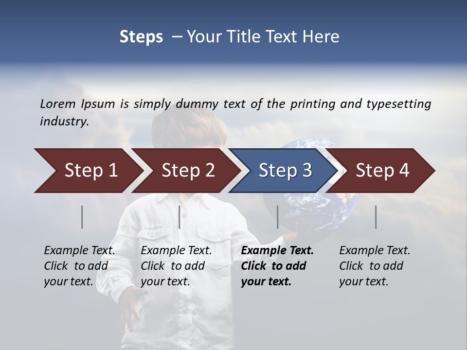Space Learn Sun PowerPoint Template