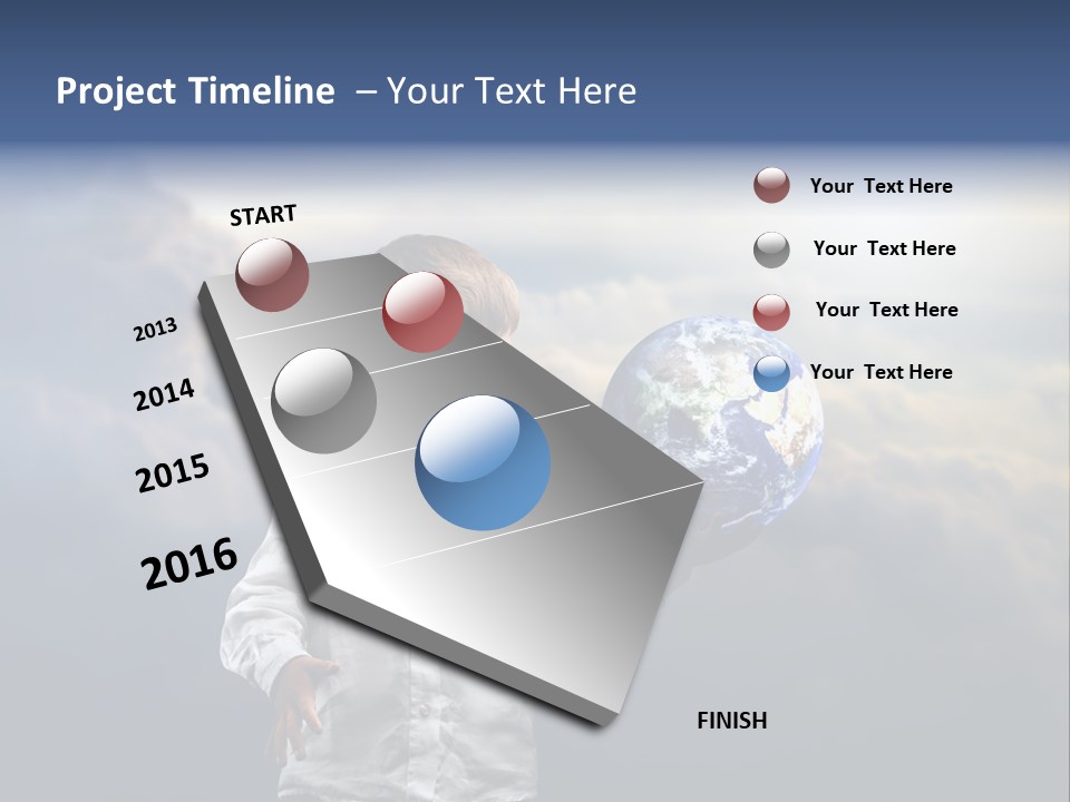 Space Learn Sun PowerPoint Template