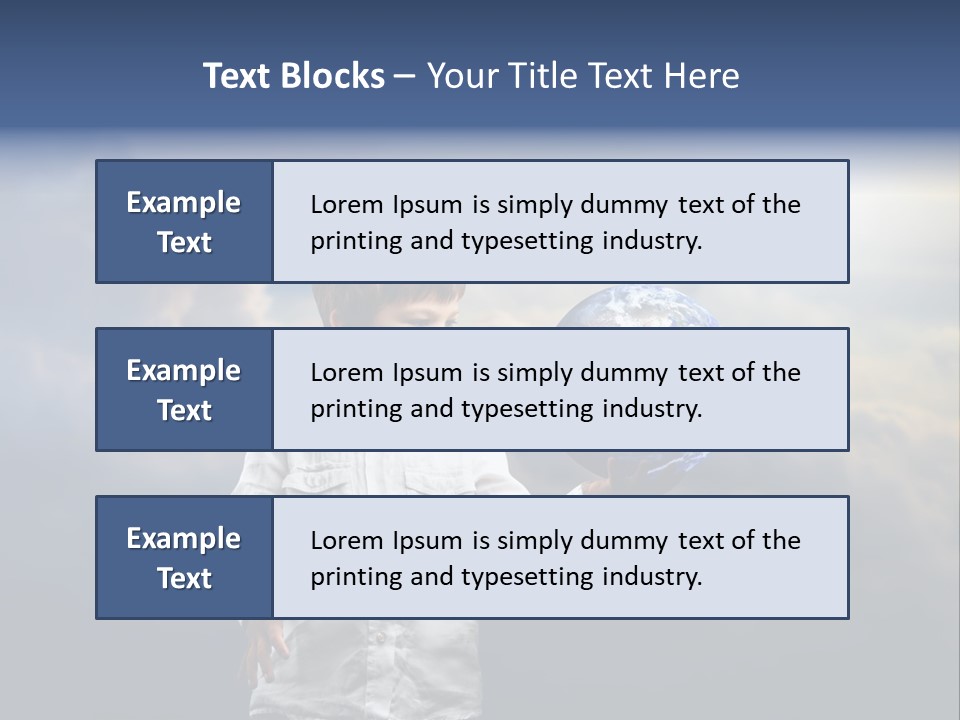 Space Learn Sun PowerPoint Template