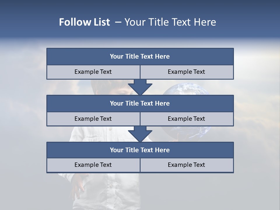 Space Learn Sun PowerPoint Template