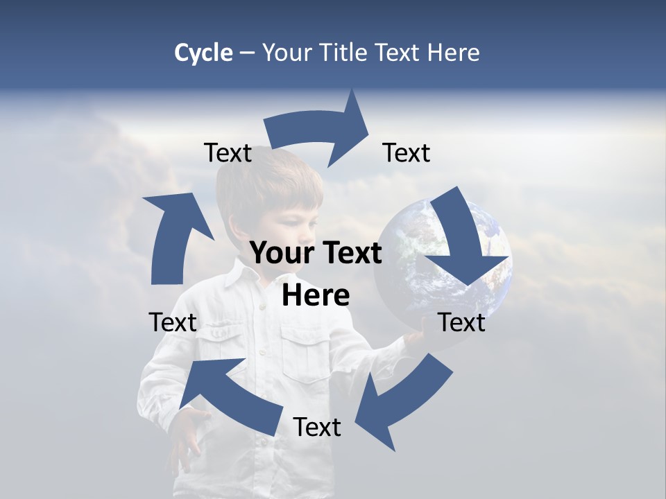Space Learn Sun PowerPoint Template