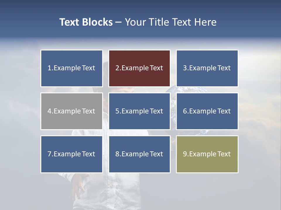 Space Learn Sun PowerPoint Template
