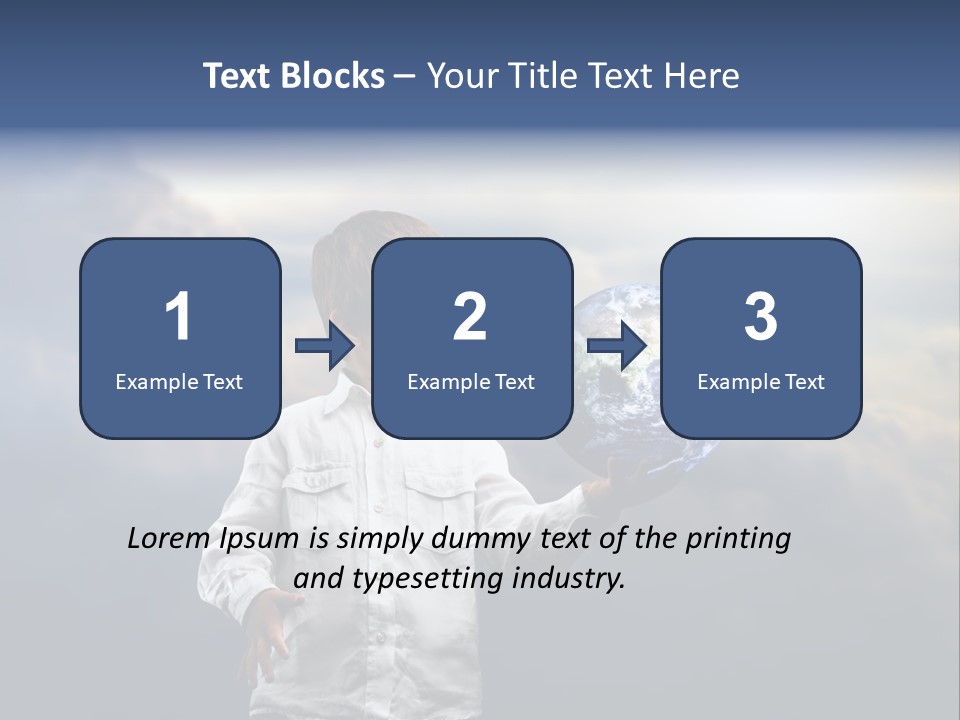 Space Learn Sun PowerPoint Template