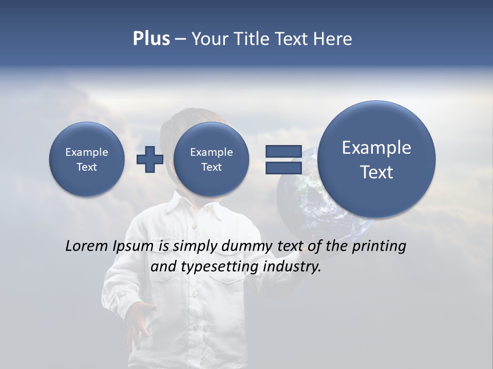 Space Learn Sun PowerPoint Template