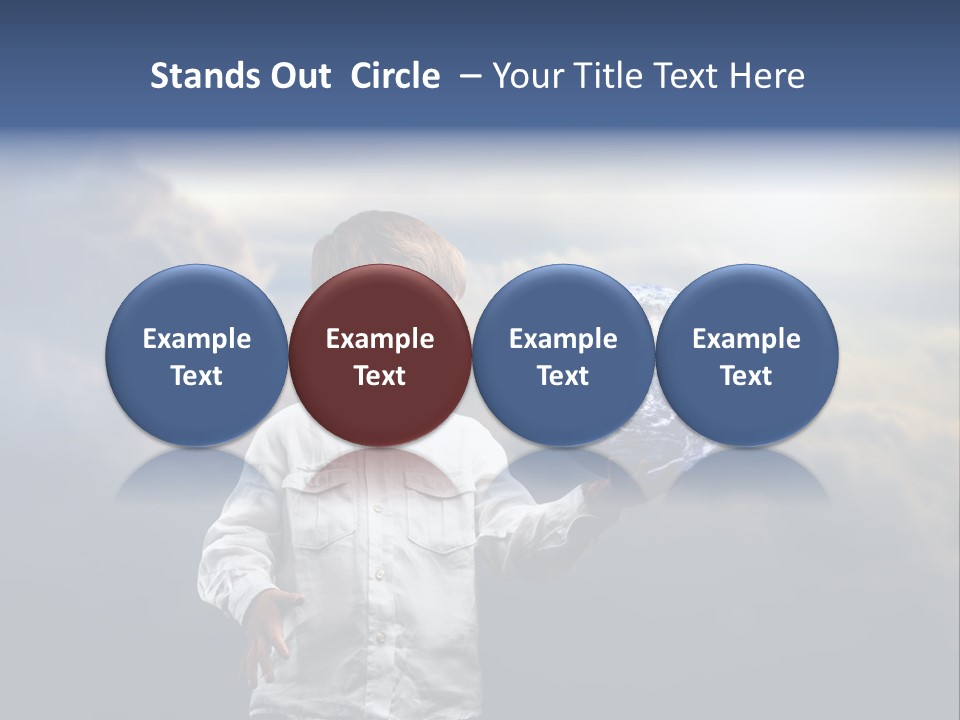 Space Learn Sun PowerPoint Template