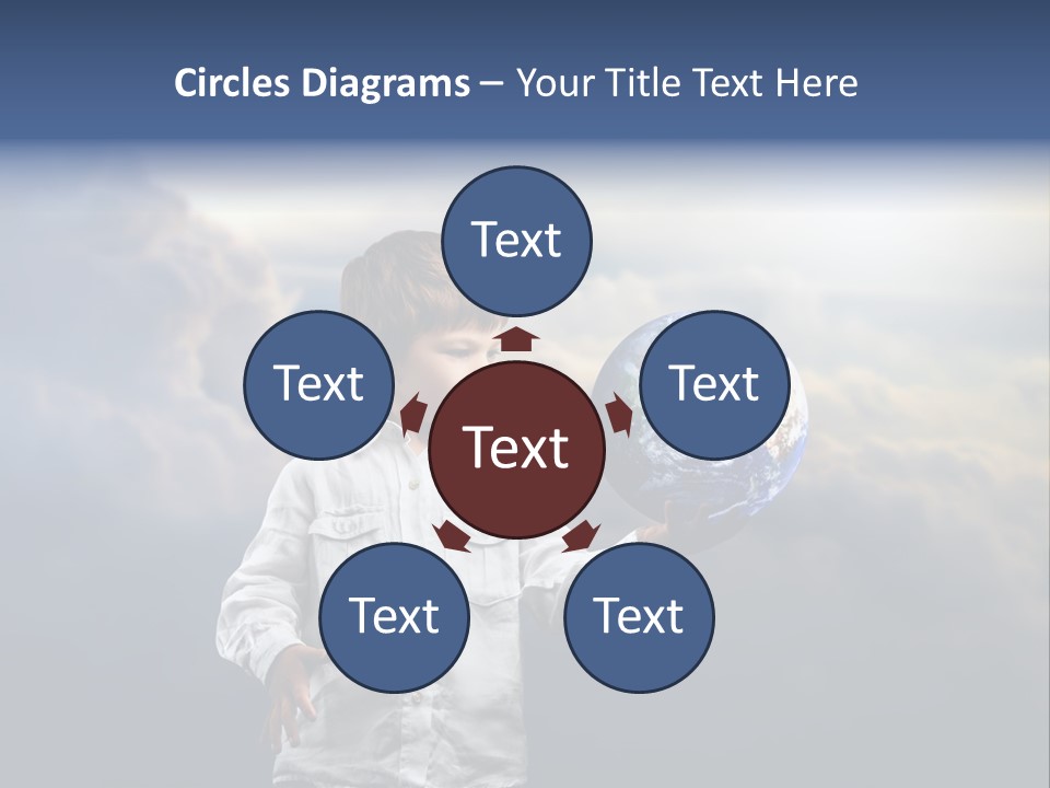 Space Learn Sun PowerPoint Template