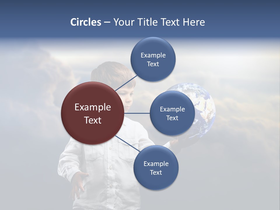 Space Learn Sun PowerPoint Template