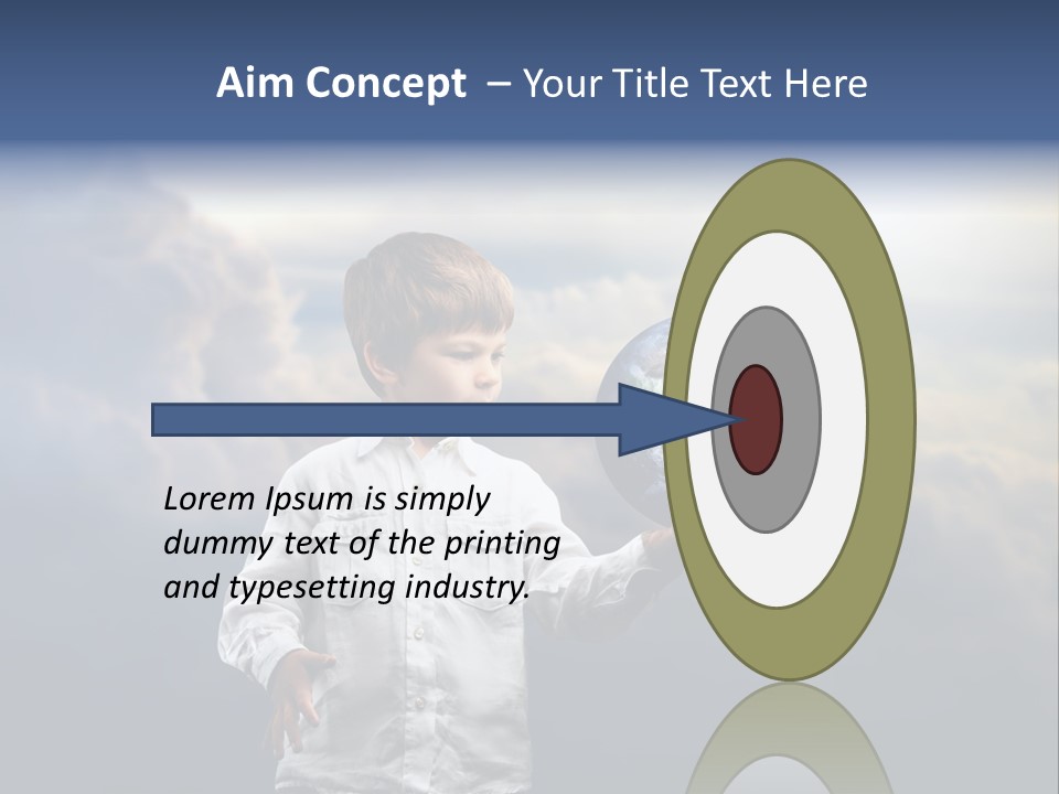 Space Learn Sun PowerPoint Template