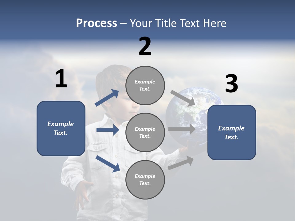Space Learn Sun PowerPoint Template