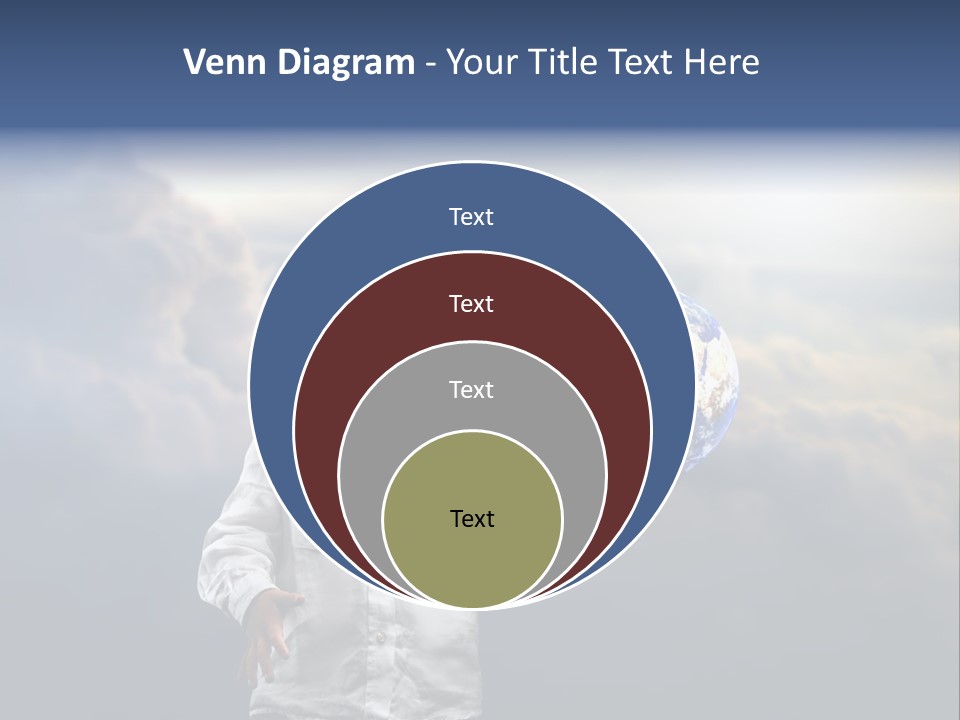 Space Learn Sun PowerPoint Template