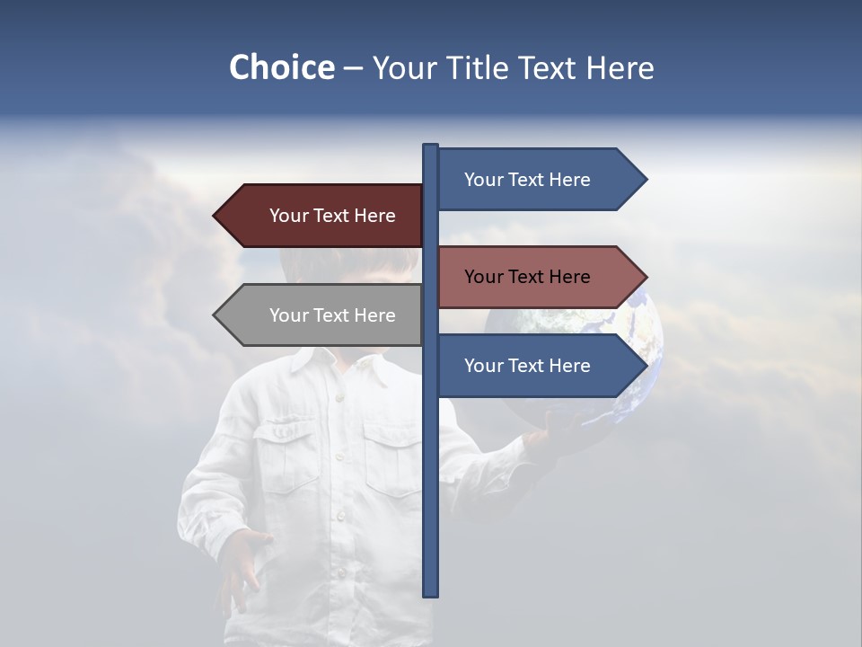 Space Learn Sun PowerPoint Template