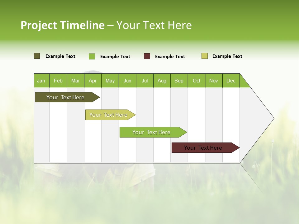 Lady Teenager Field PowerPoint Template