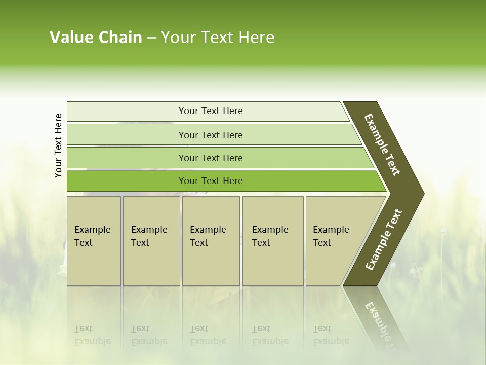 Lady Teenager Field PowerPoint Template
