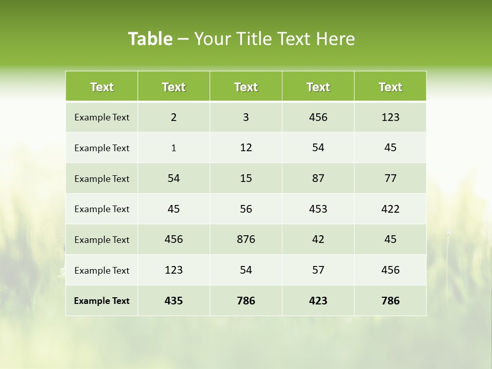 Lady Teenager Field PowerPoint Template
