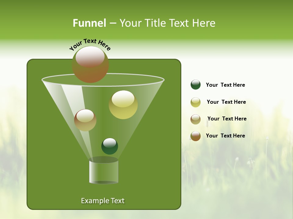 Lady Teenager Field PowerPoint Template