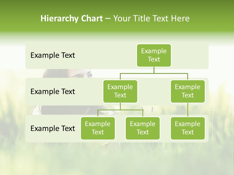 Lady Teenager Field PowerPoint Template