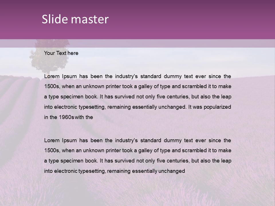 French Line Aroma PowerPoint Template