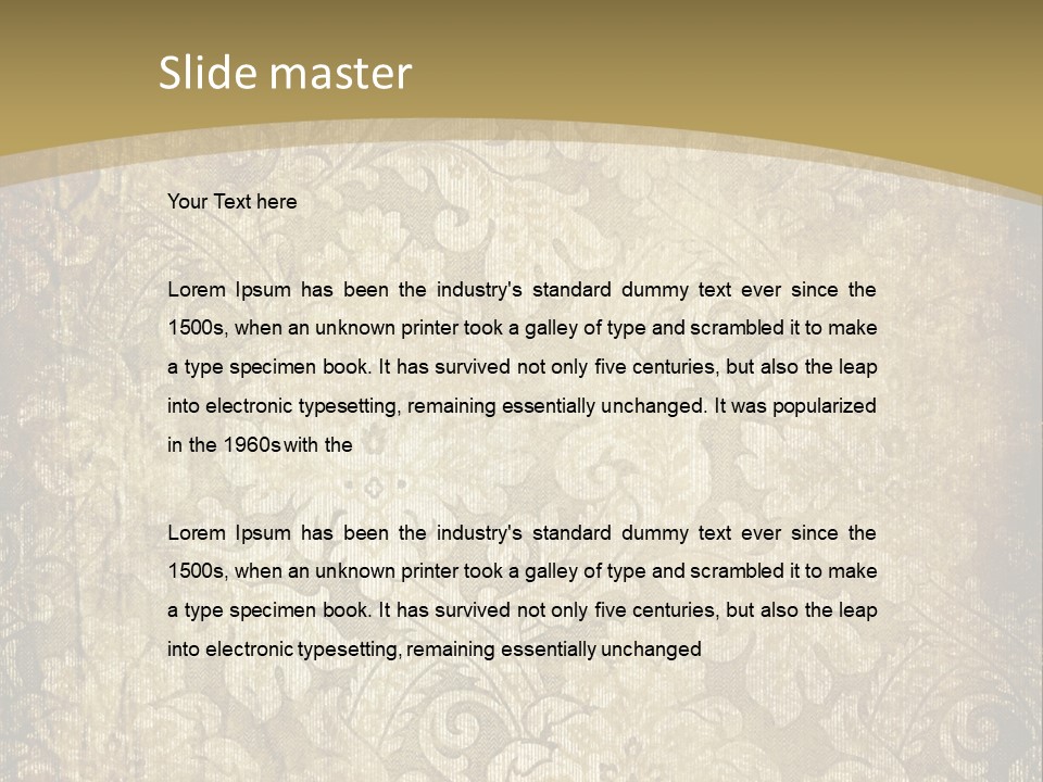 Wall Dirty Textured PowerPoint Template