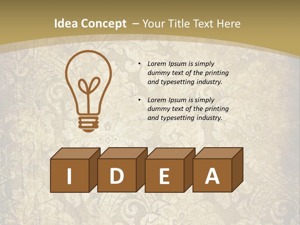 Wall Dirty Textured PowerPoint Template