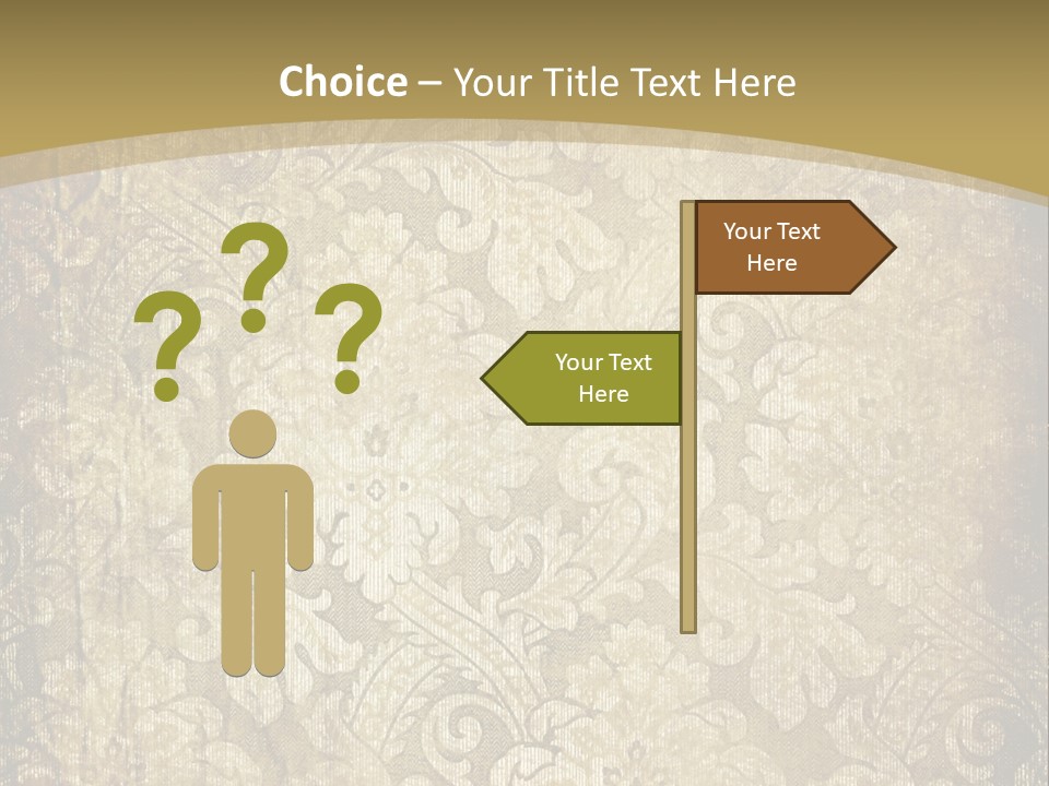 Wall Dirty Textured PowerPoint Template