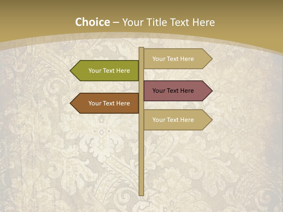 Wall Dirty Textured PowerPoint Template